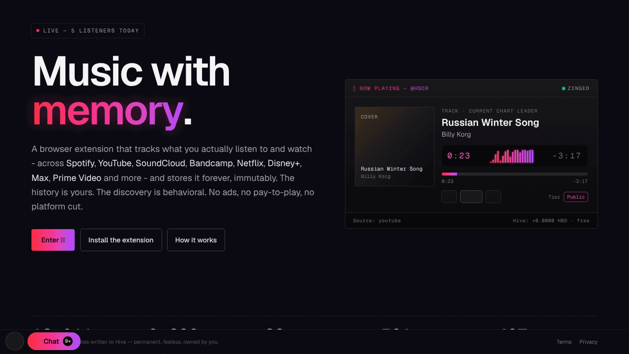 scrobble.life website screenshot