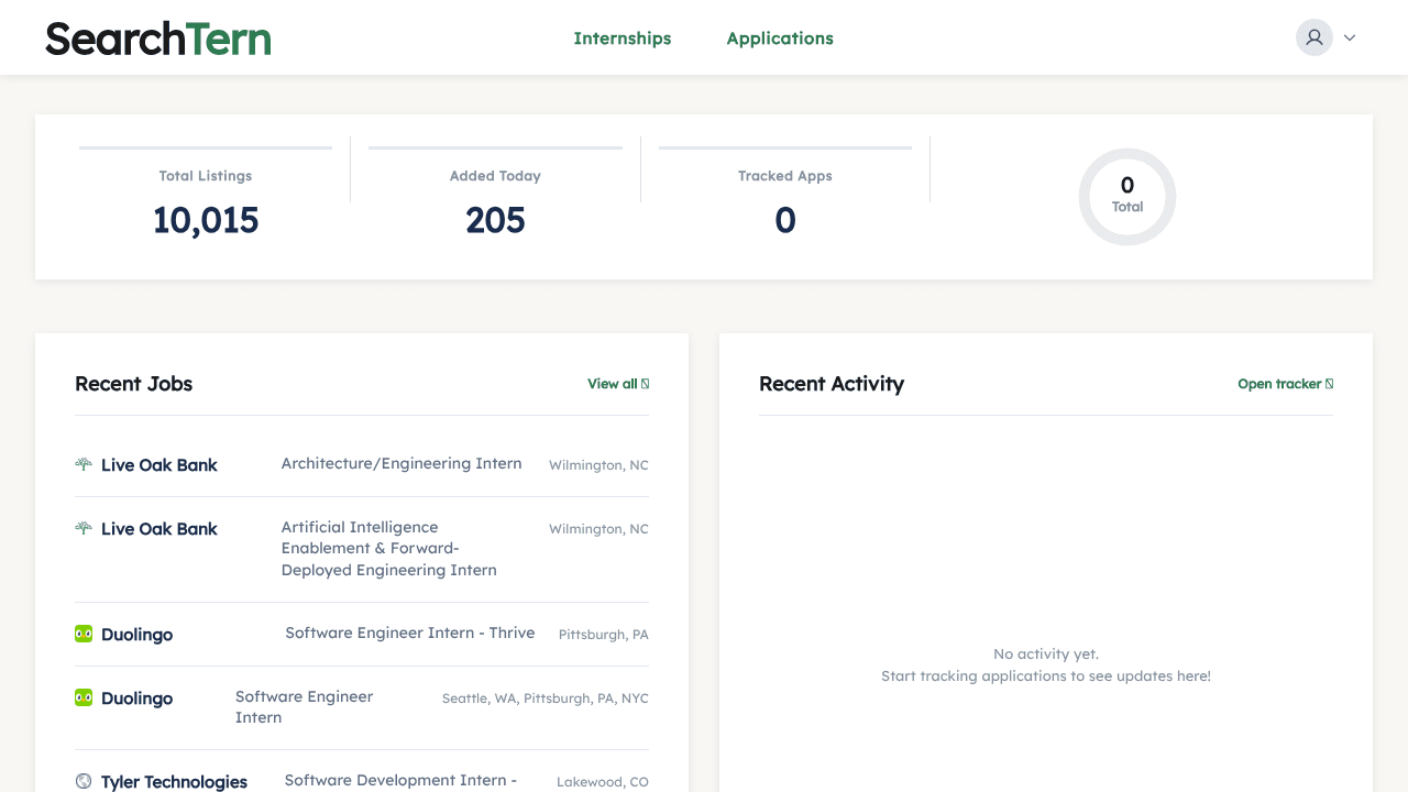 SearchTern website screenshot