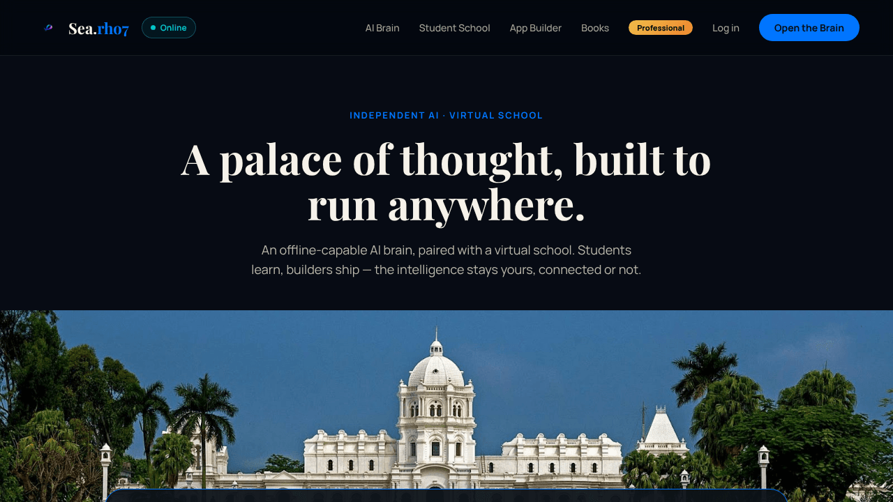 Sea.rho7  website screenshot
