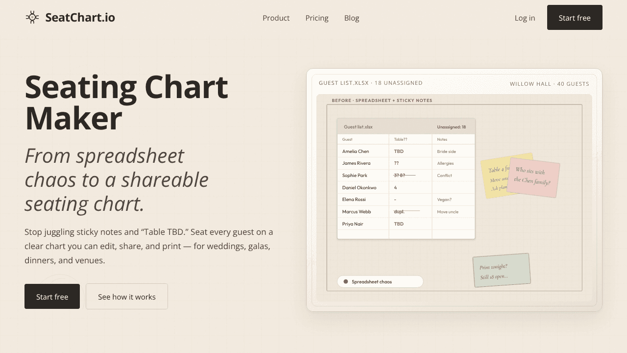 SeatChart.io website screenshot