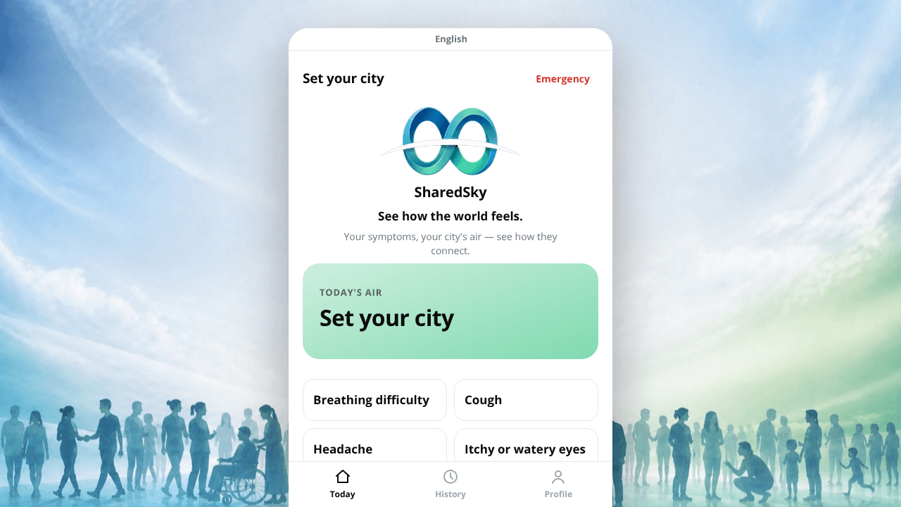SharedSky website screenshot