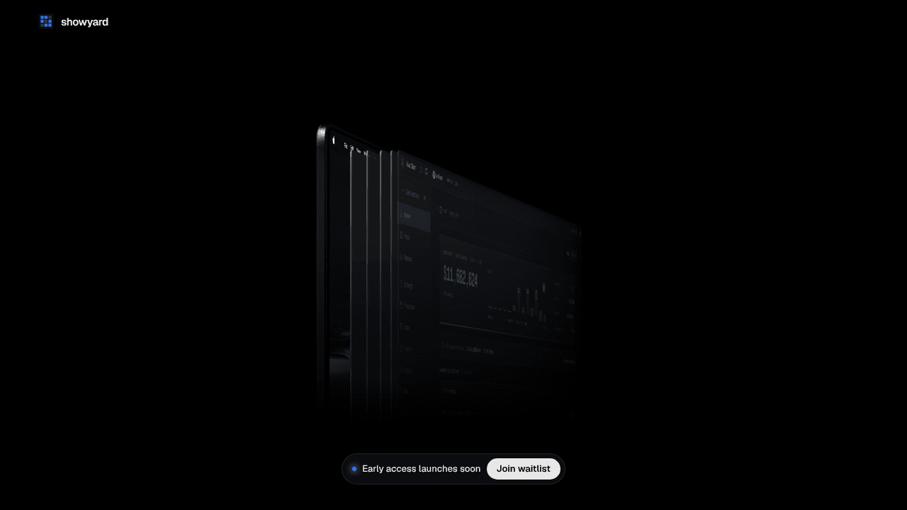 Showyard — One Workspace for YT Creators website screenshot