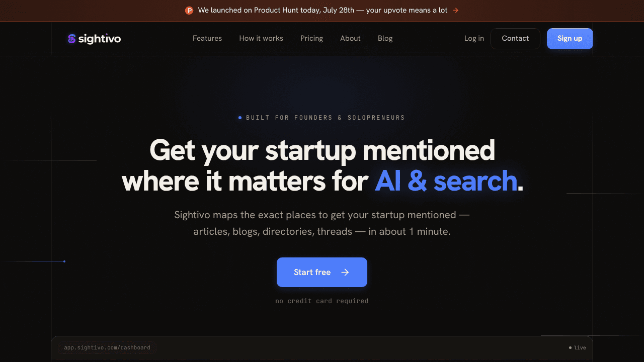 Sightivo website screenshot
