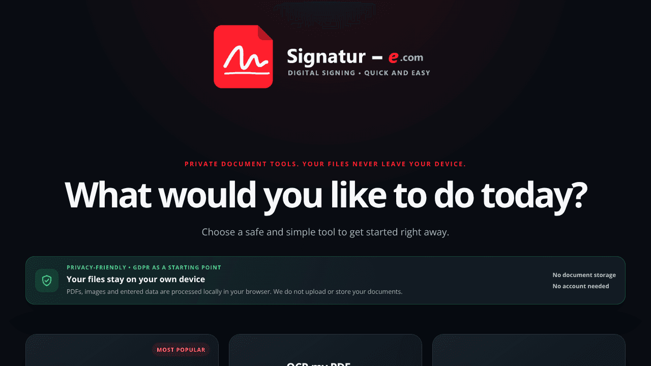 sign your pdf online website screenshot