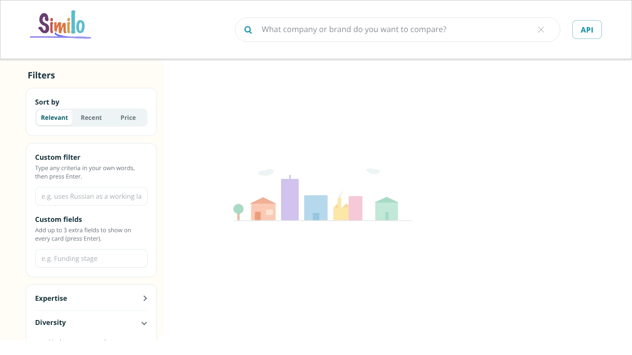 Similo website screenshot