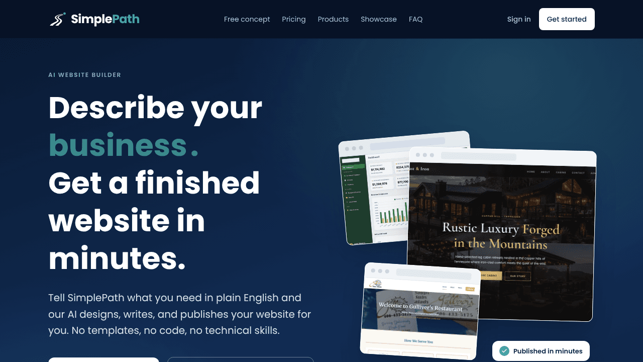 SimplePath website screenshot