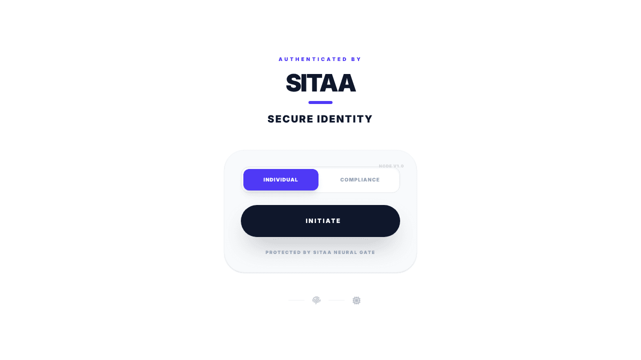 SITAA Secure Identity website screenshot