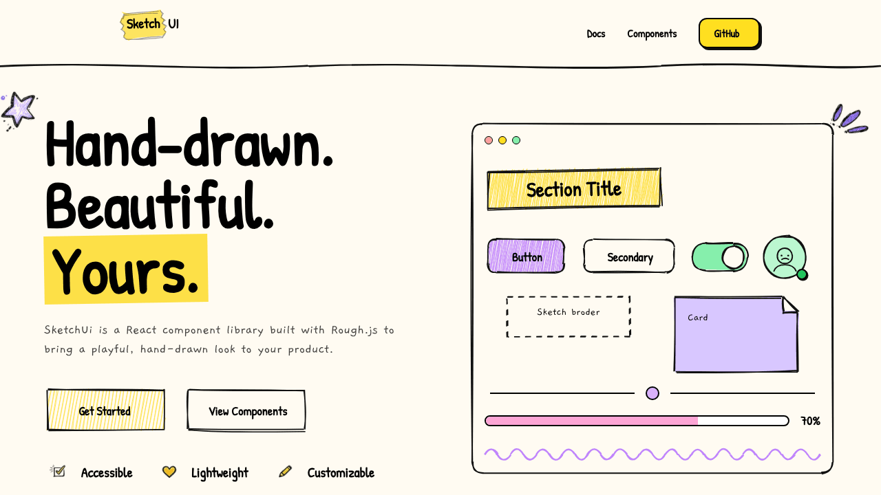 SketchUI website screenshot