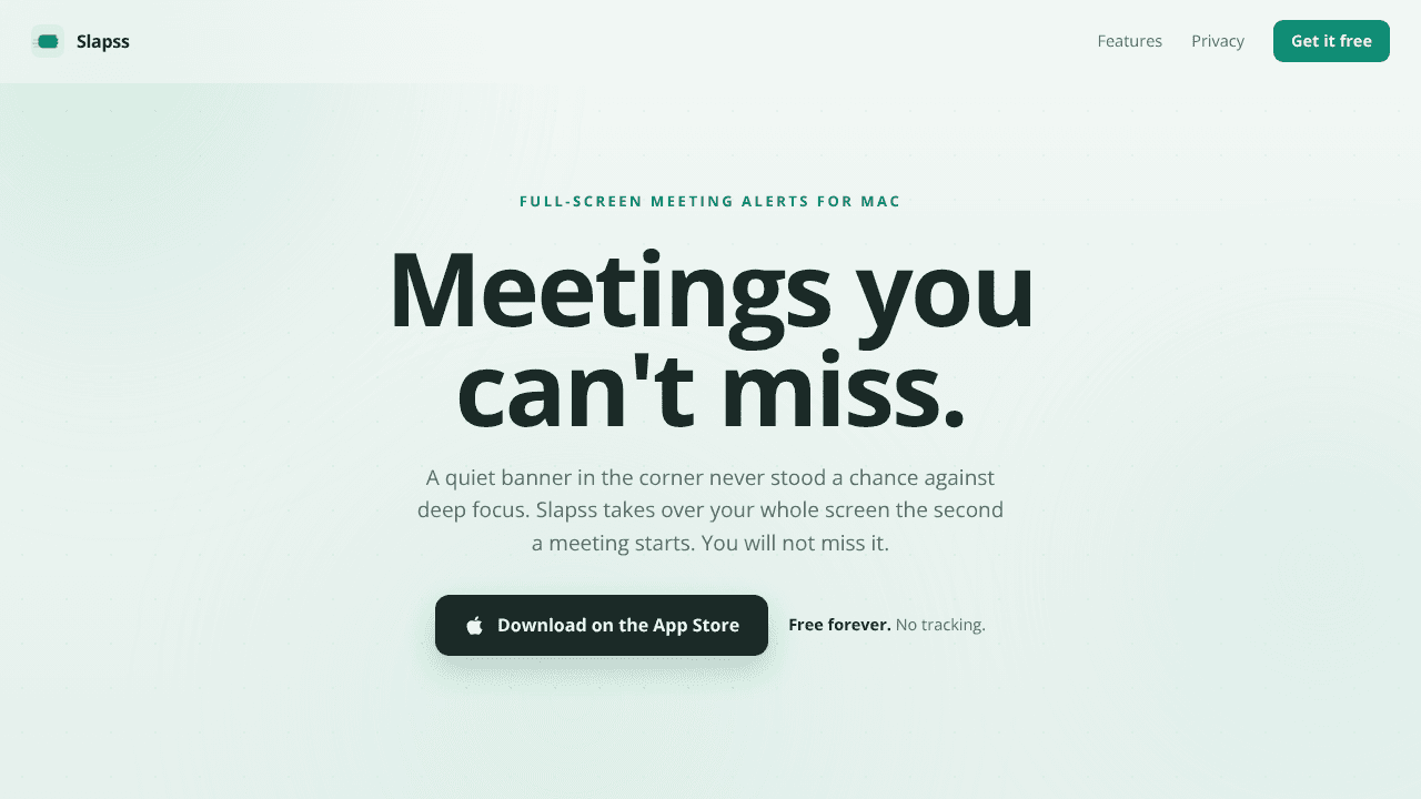 Slapss website screenshot