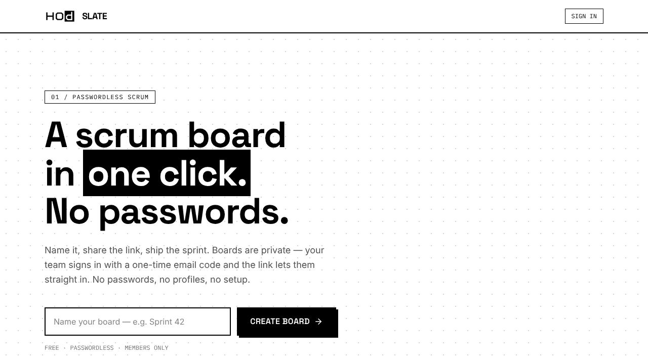 Slate website screenshot