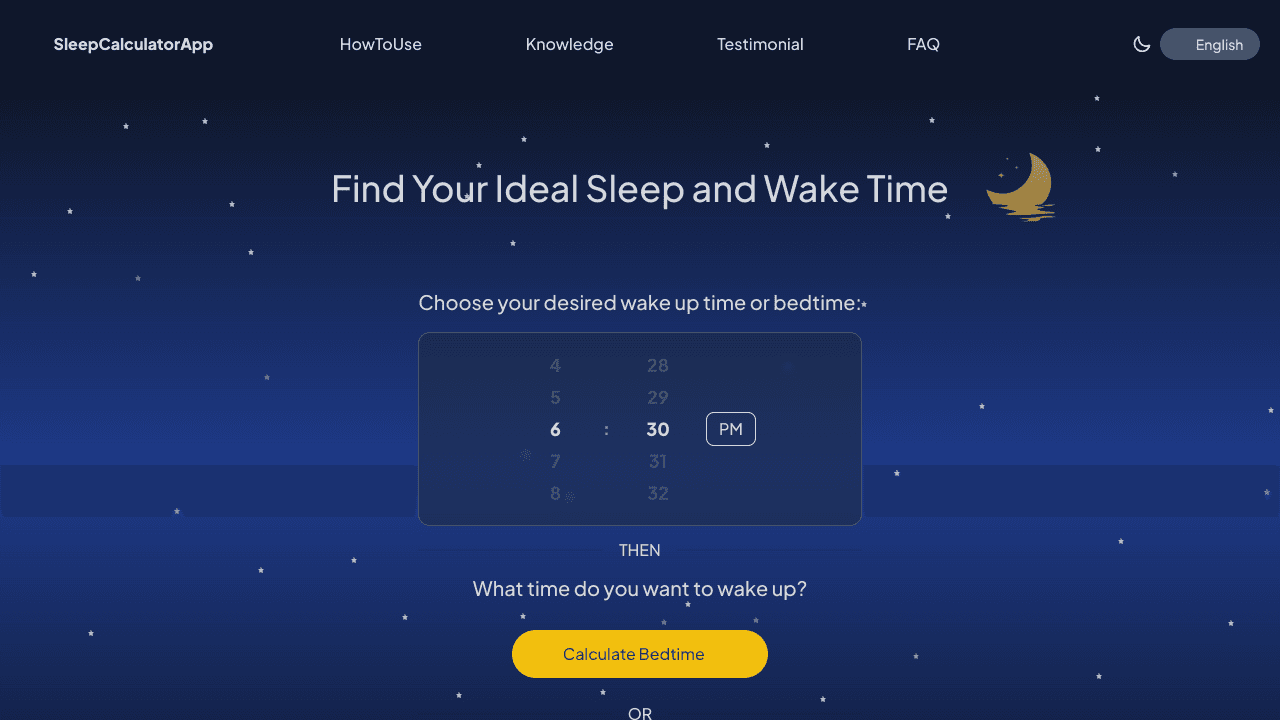Sleep Calculator