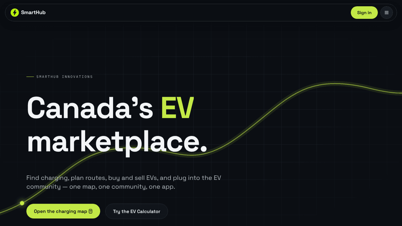 SmartHub website screenshot