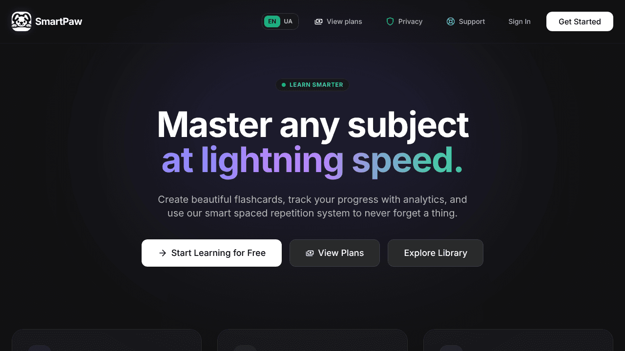 SmartPaw website screenshot