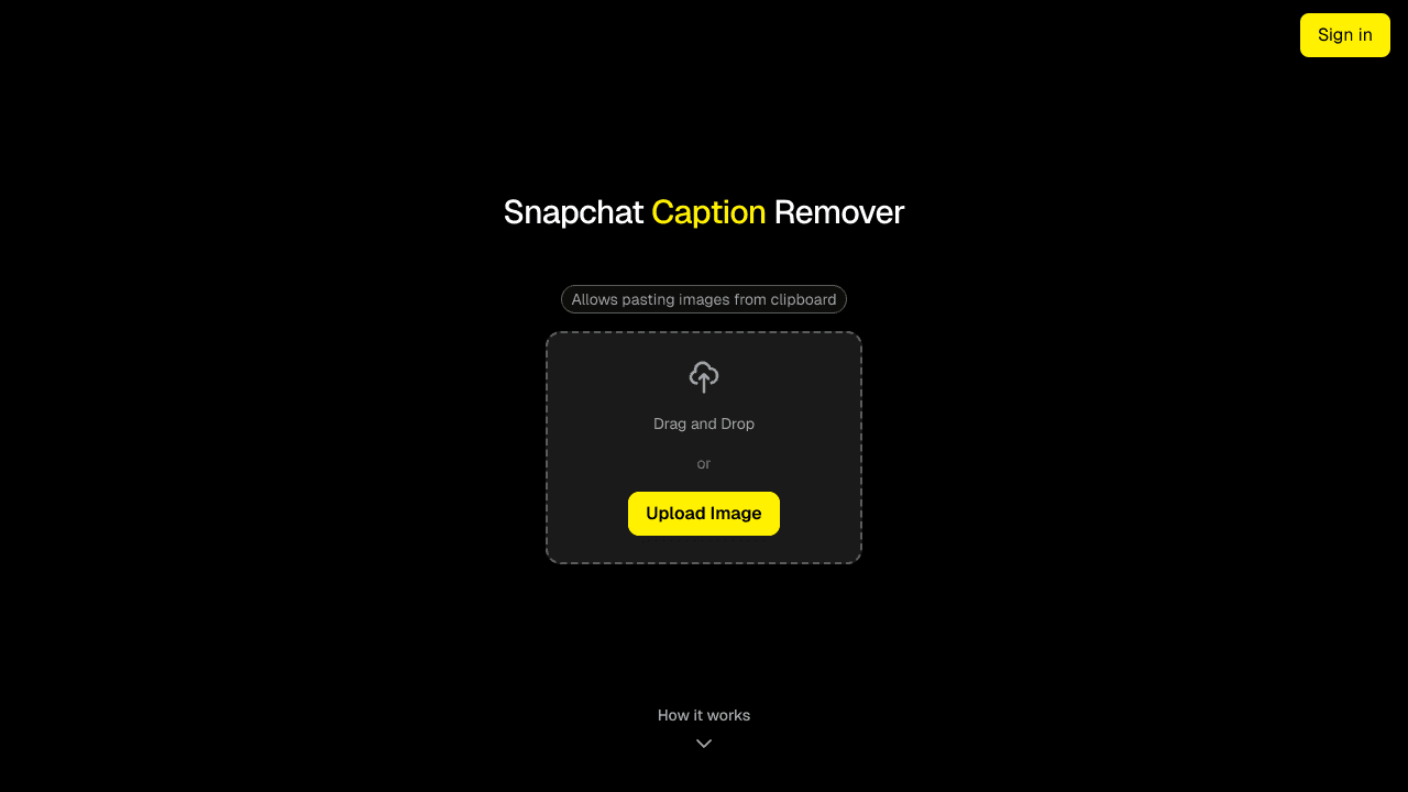 SnapCaptionRemover