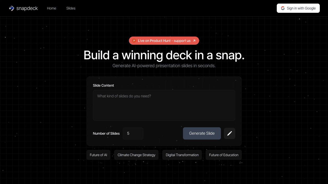 Snapdeck beta