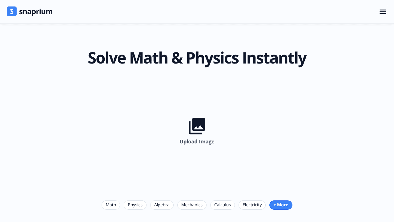 Snaprium website screenshot