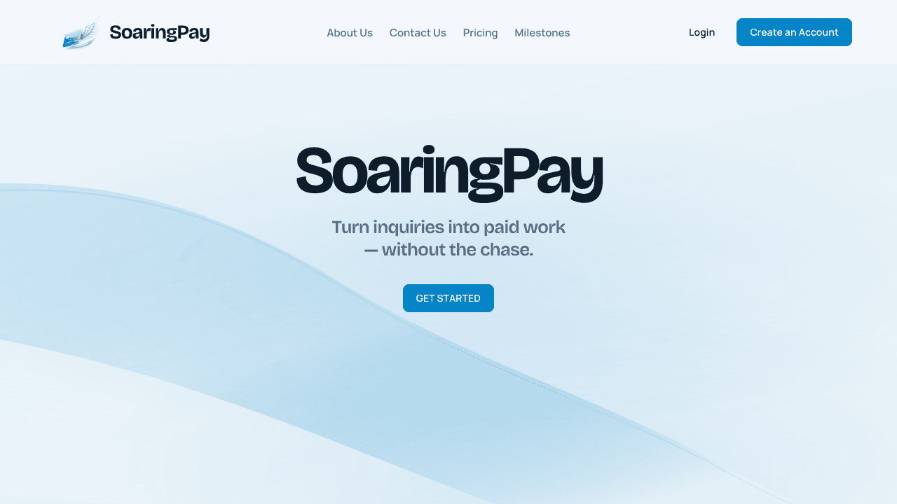 SoaringPay website screenshot