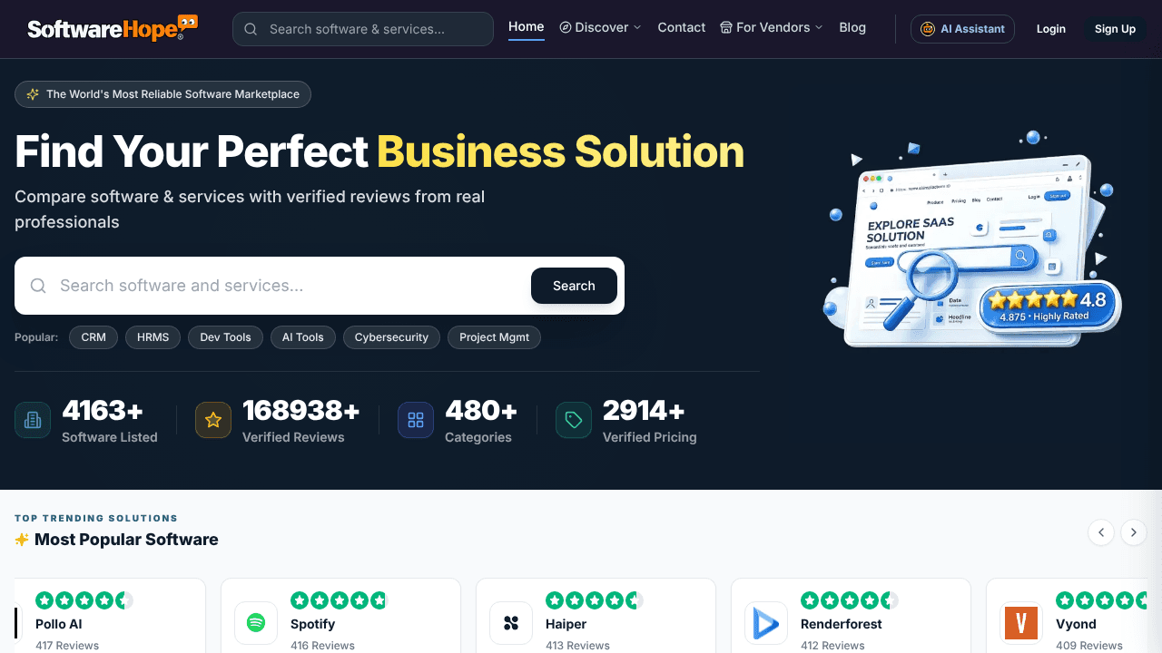 SoftwareHope website screenshot