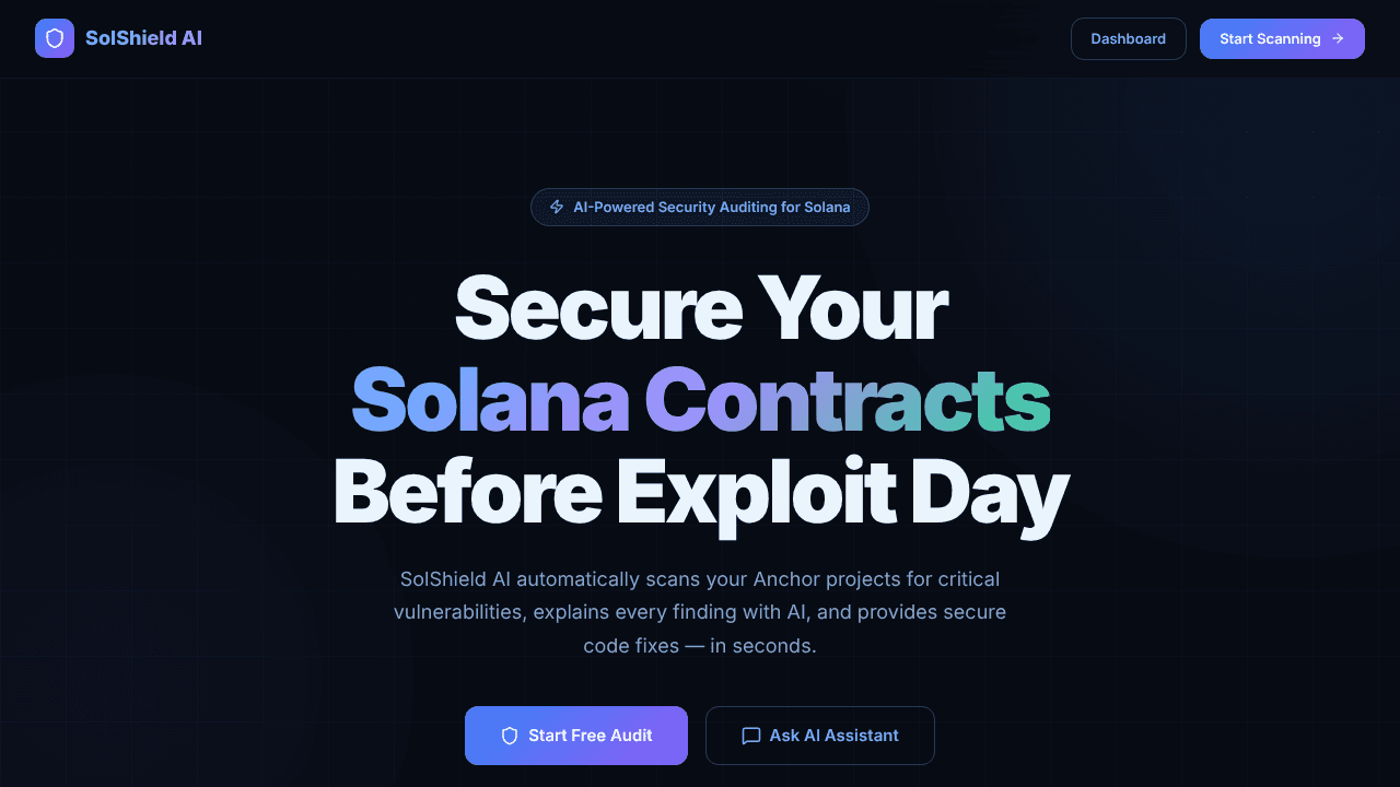 SolShield website screenshot