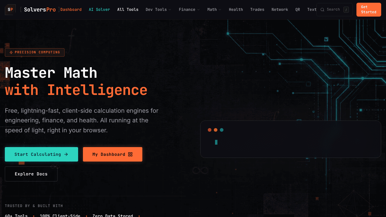 SolversPro website screenshot
