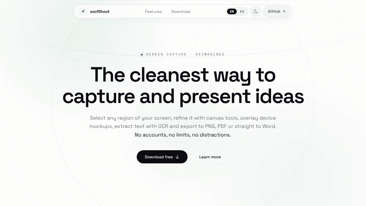 soofShoot - capture and edit website screenshot