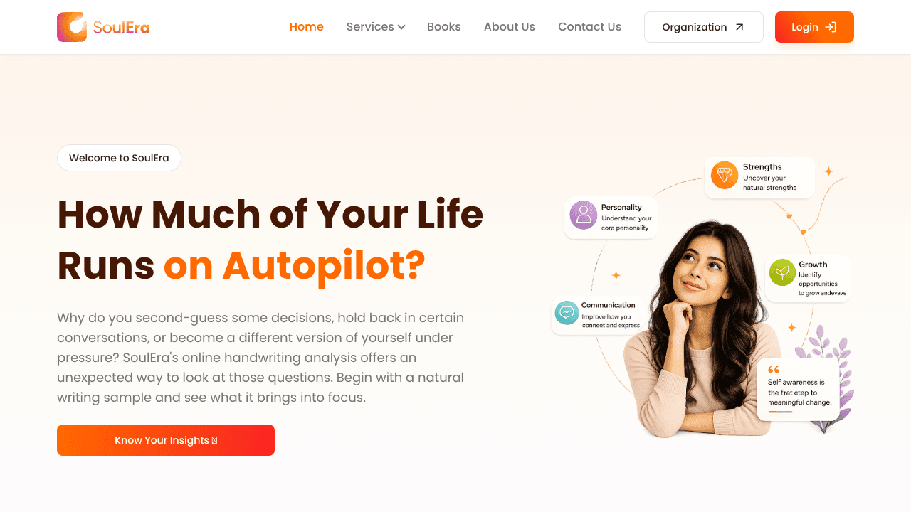 SoulEra website screenshot