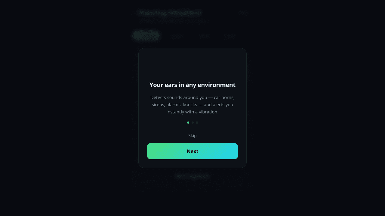 Sound Classifier website screenshot