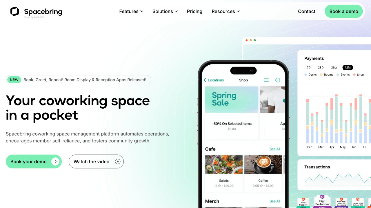 Spacebring Room Display