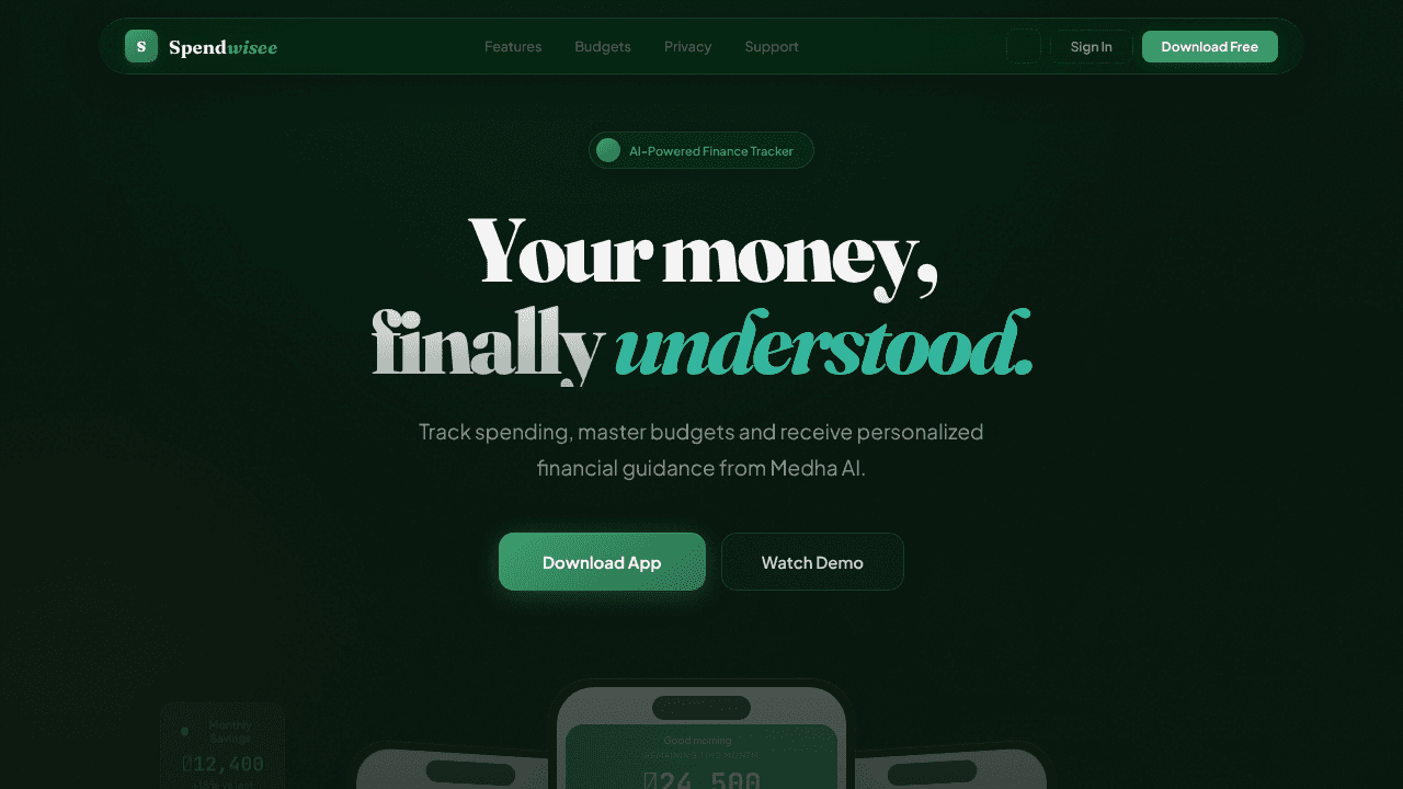 Spendwisee website screenshot