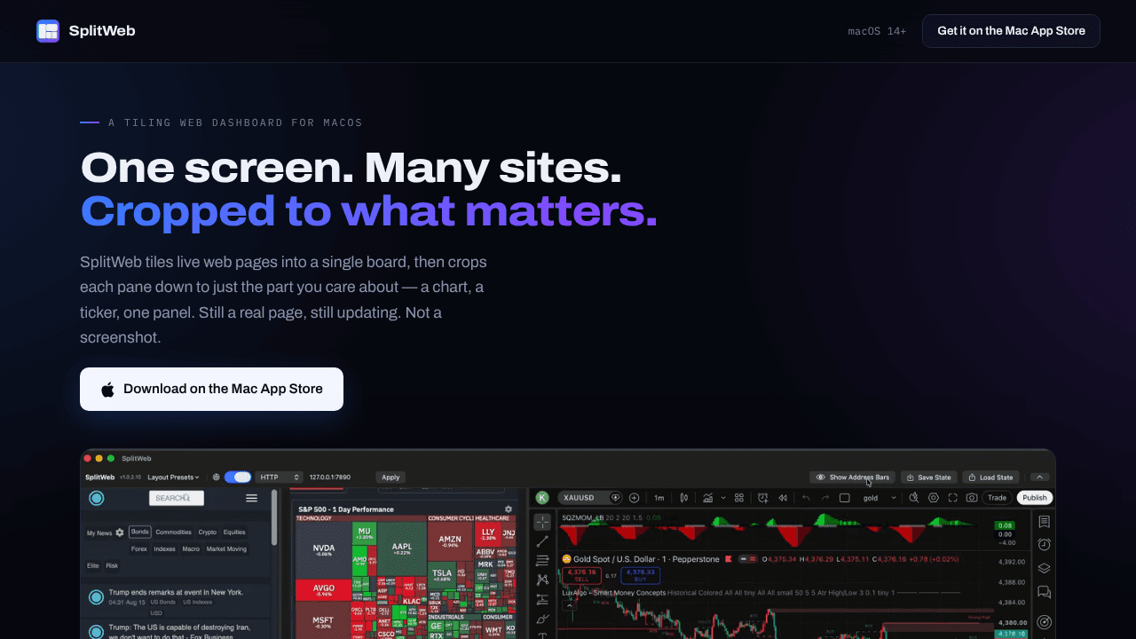 SplitWeb website screenshot