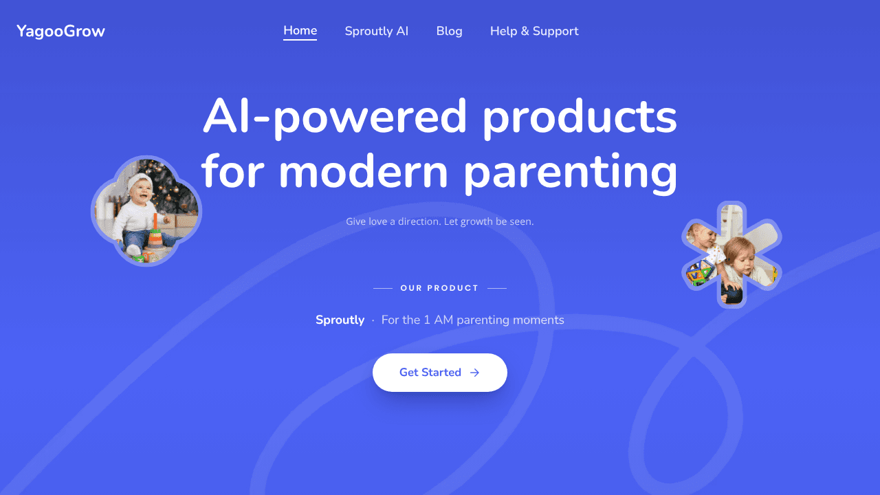 Sproutly AI website screenshot