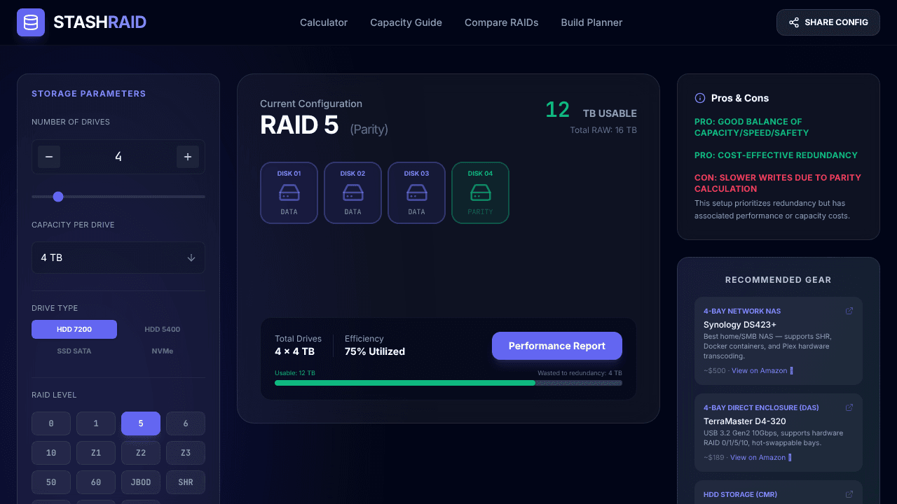 StashRaid website screenshot
