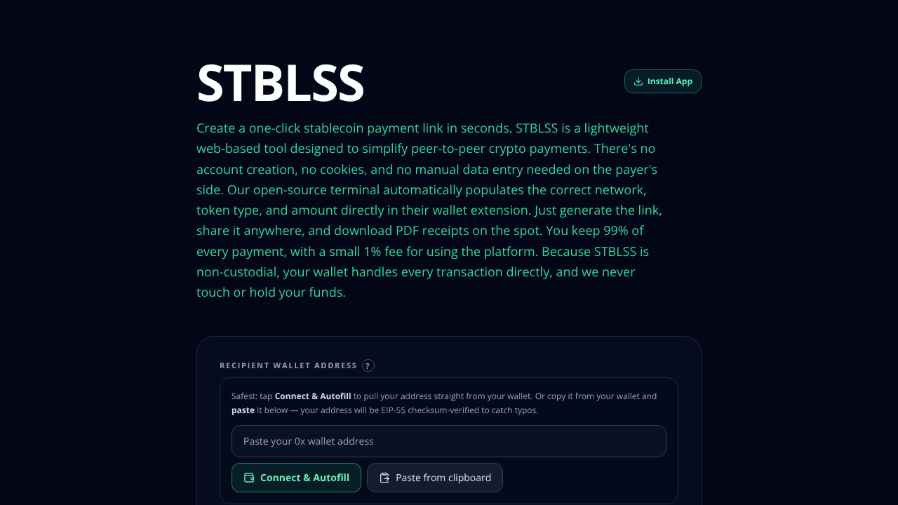 STBLSS website screenshot