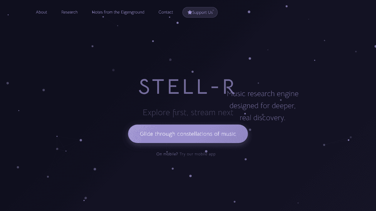 Stell-R website screenshot