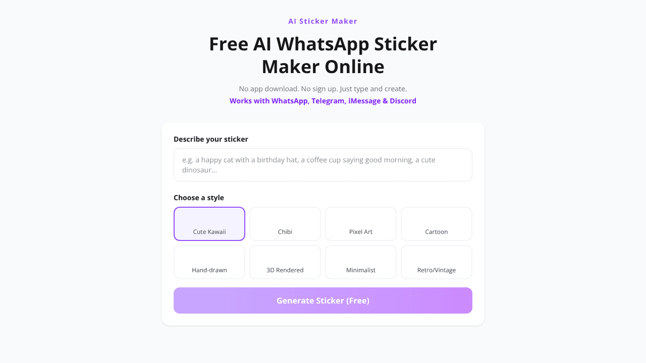 StickerSit website screenshot