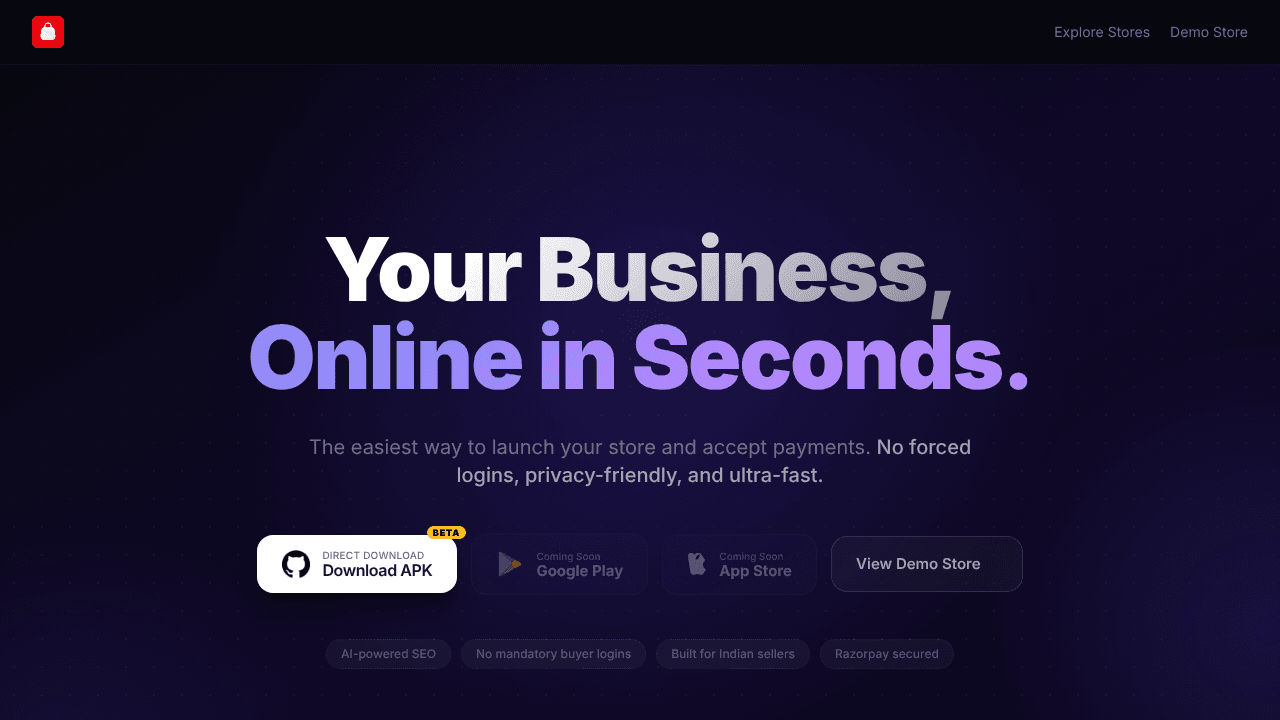 StoreSnap  website screenshot