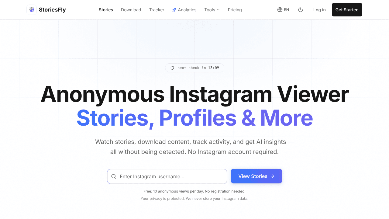 StoriesFly website screenshot
