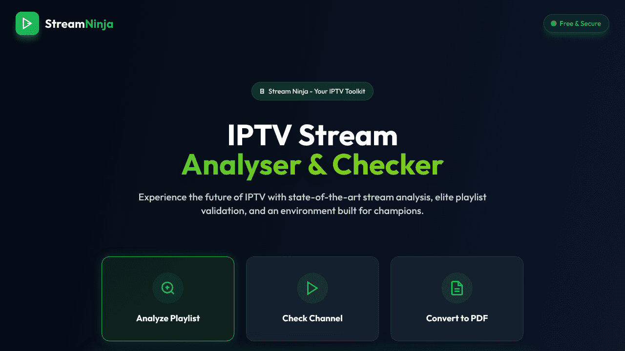 StreamNinja website screenshot