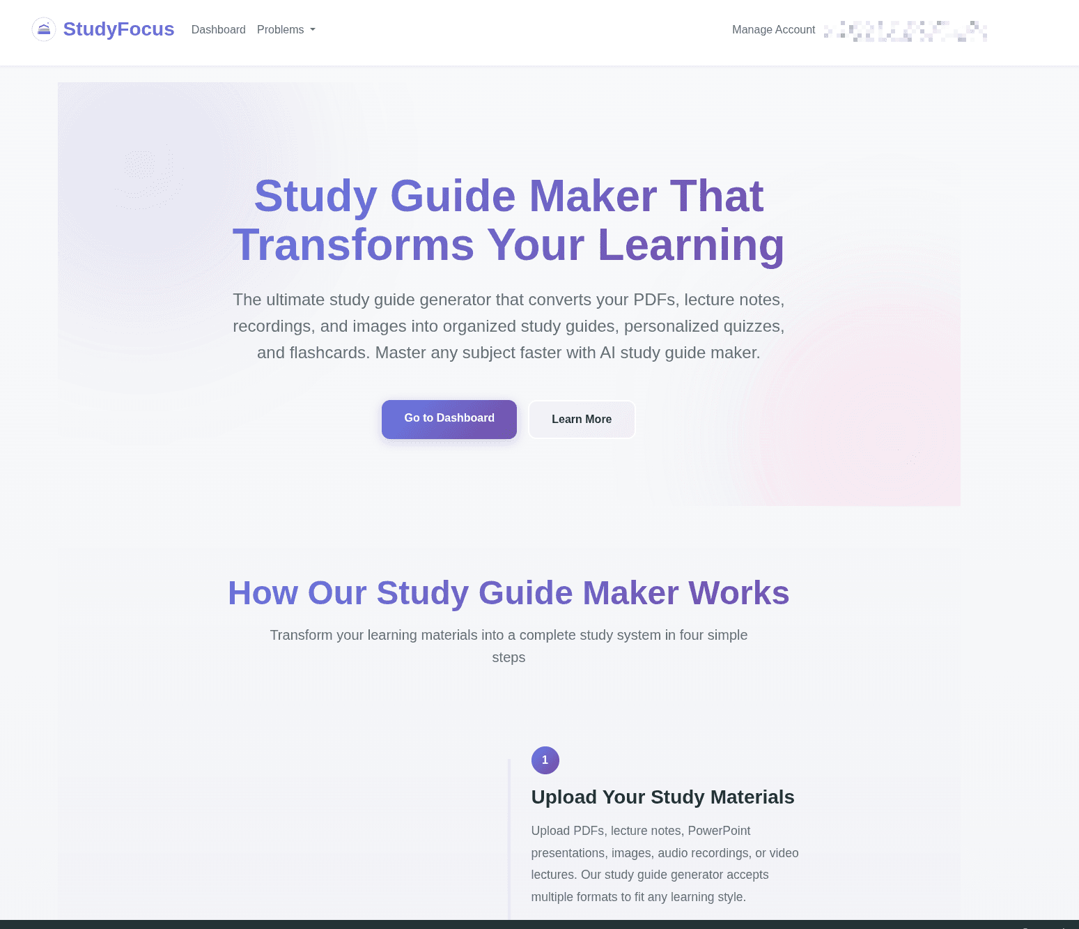StudyFocus website screenshot