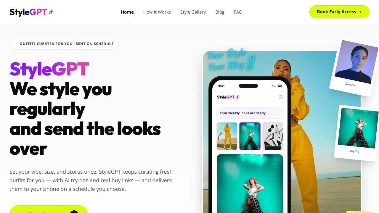 StyleGPT website screenshot