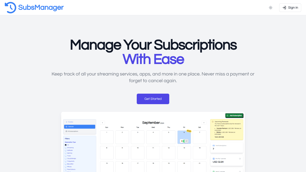 SubsManager