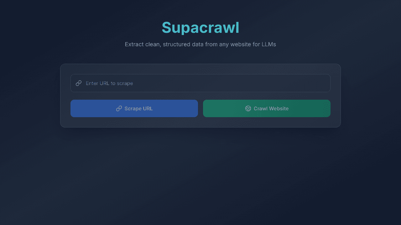 SupaCrawl