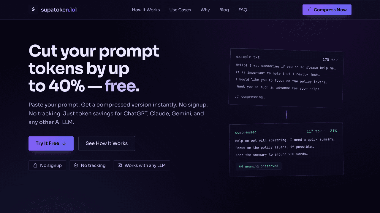 supatoken.lol website screenshot