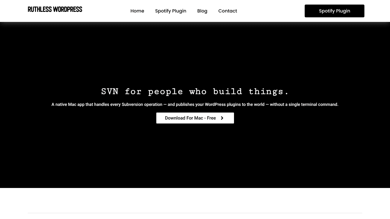 Sven website screenshot