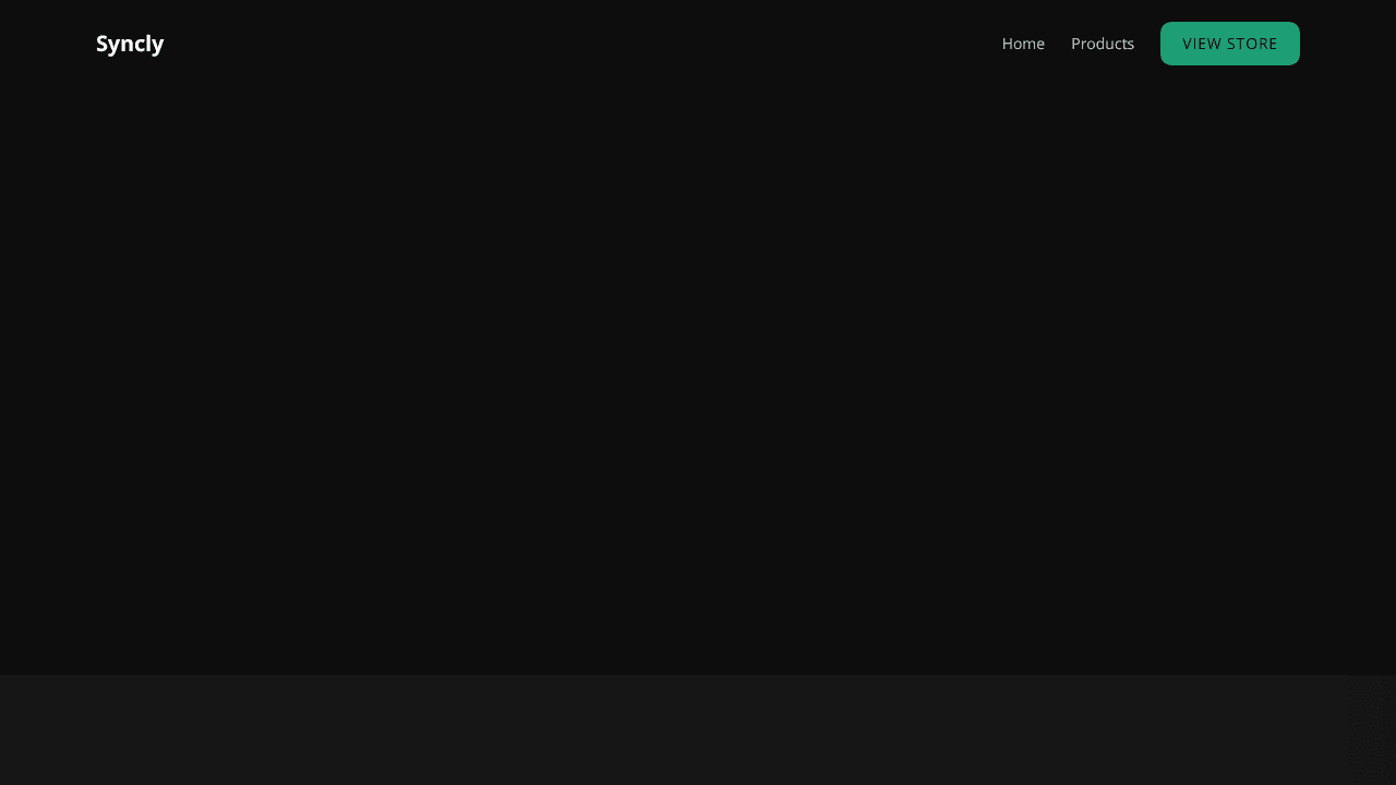 Syncly website screenshot