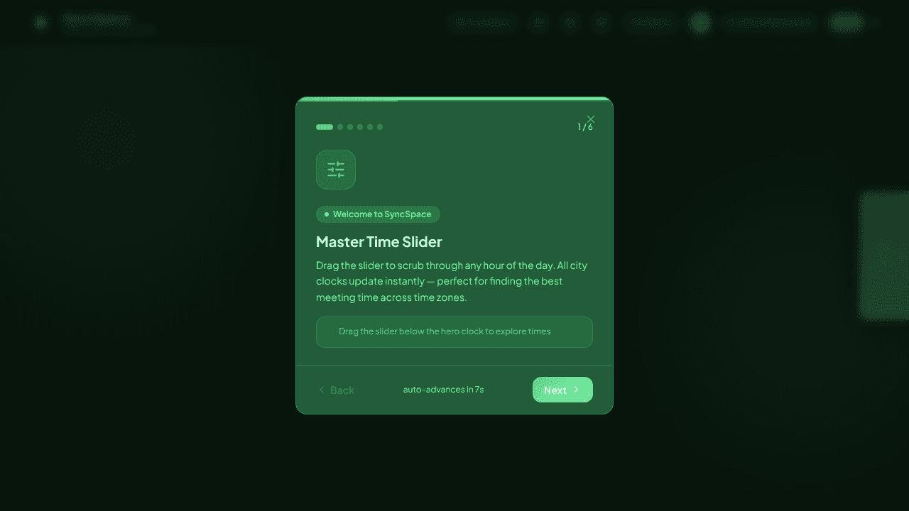 SyncSpace website screenshot