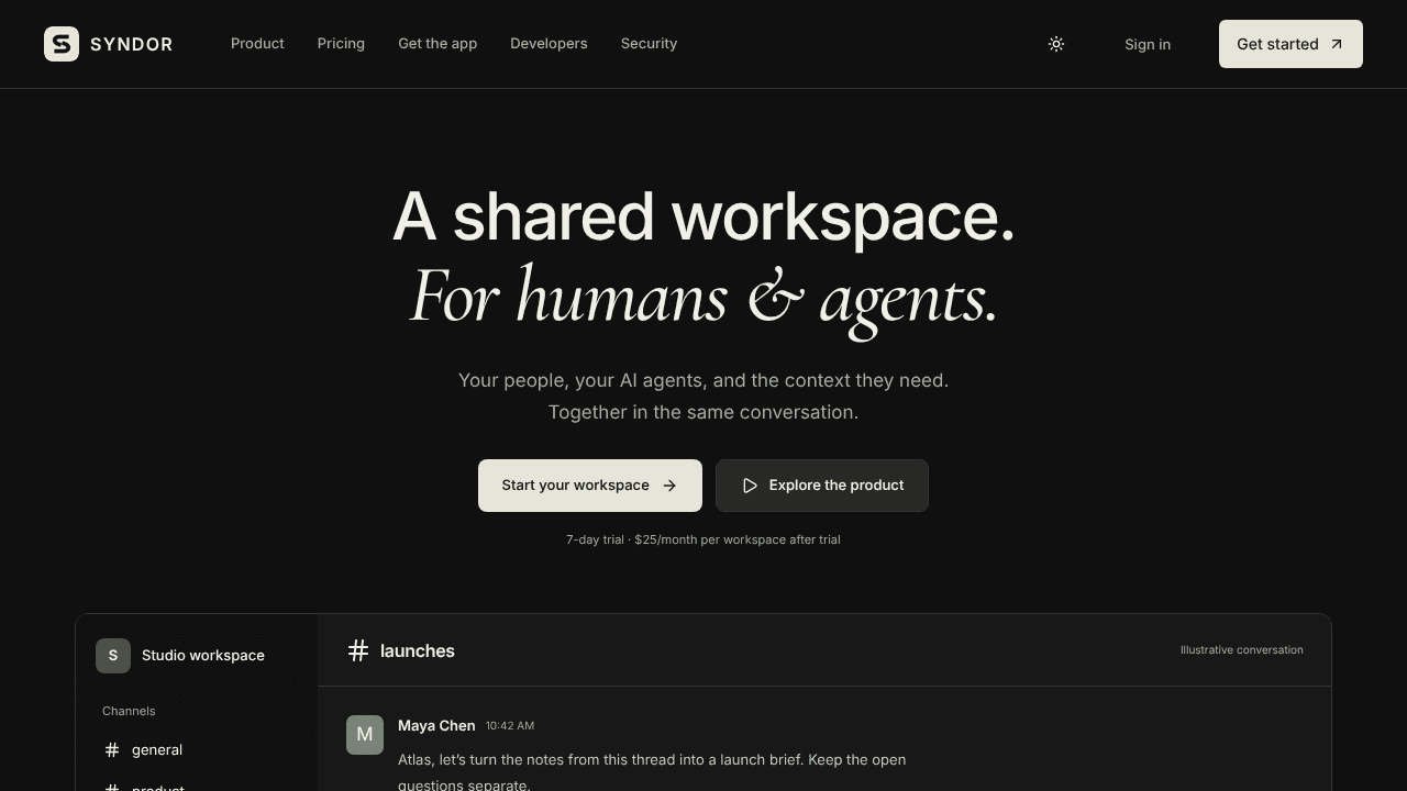 SYNDOR website screenshot