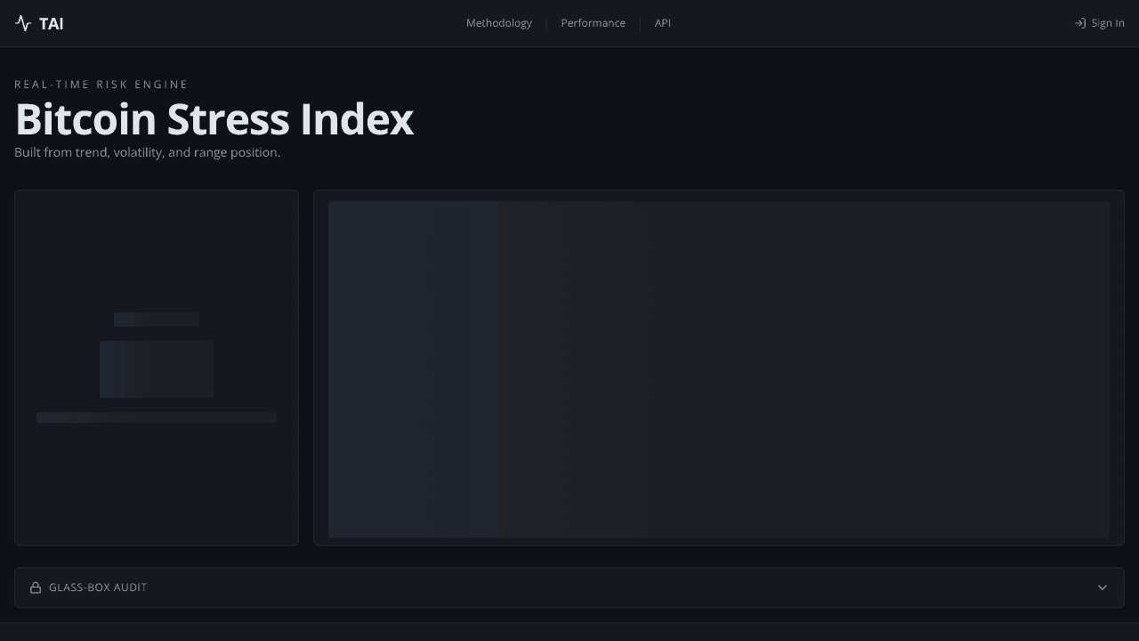 TAI Terminal website screenshot