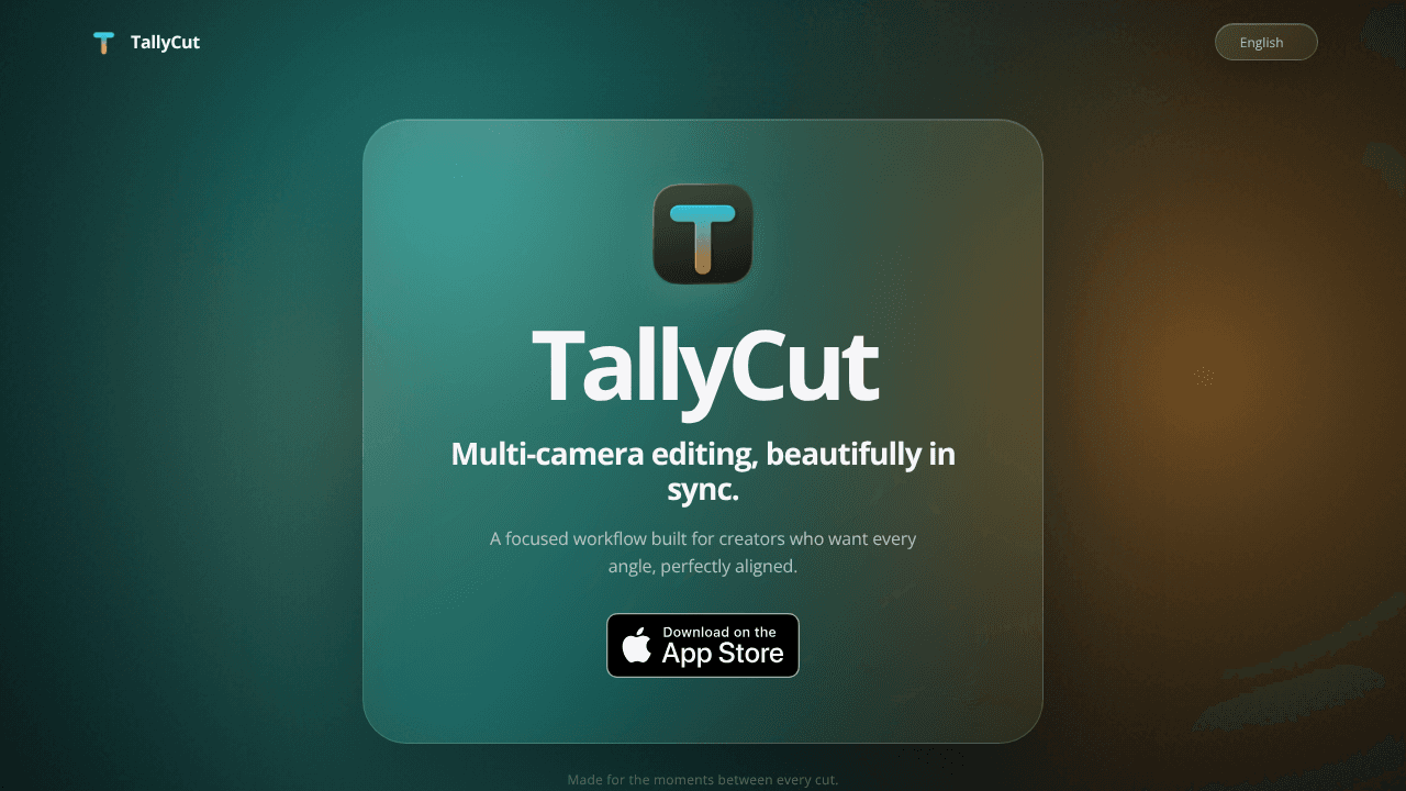 TallyCut website screenshot