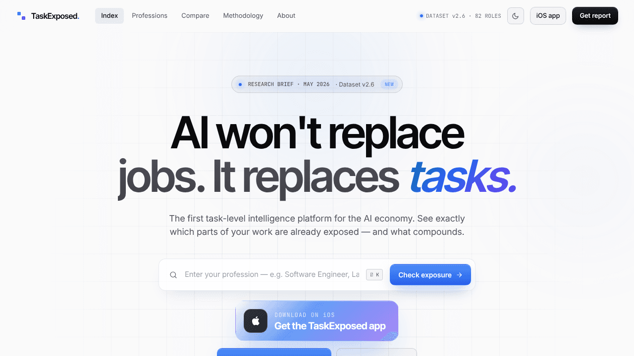 TaskExposed website screenshot